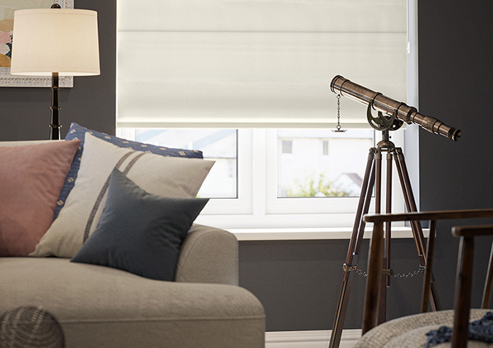 Menton, Oyster - Roman Blind - Image 5